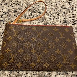 Authentic Louis Vuitton Neverfull pouch